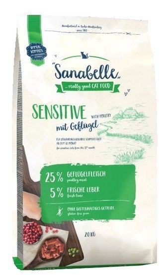 Sanabelle Adult Sensitive z drobiem 400g