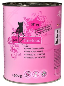 Catz Finefood Classic N.19 Jagnięcina i Konina puszka 400g