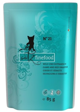 Catz Finefood Classic N.21 Dziczyzna i Karmazyn saszetka 85g