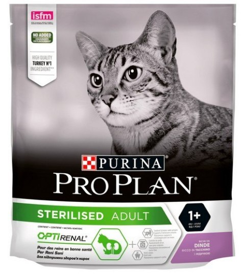 Purina Pro Plan Cat Sterilised Renal Adult Indyk 400g