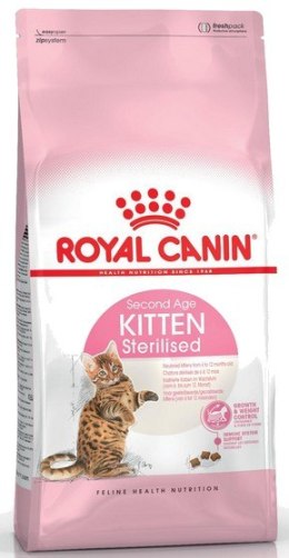 Royal Canin Kitten Sterilised karma sucha dla kociąt od 4 do 12 miesiąca życia, sterylizowanych 400g