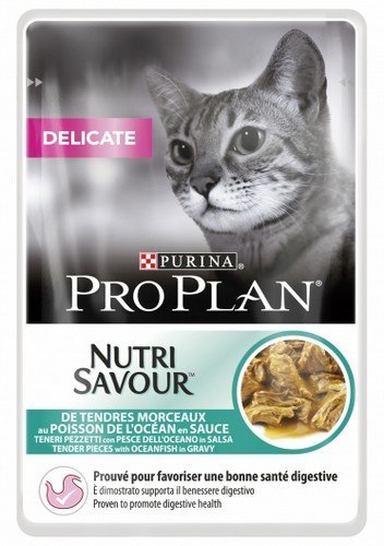 Purina Pro Plan Cat Delicate ryba oceaniczna saszetka 85g