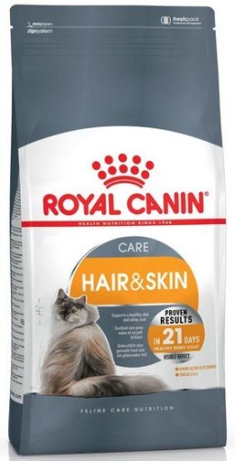 Royal Canin Hair&Skin Care karma sucha dla kotów dorosłych, lśniąca sierść i zdrowa skóra 4kg