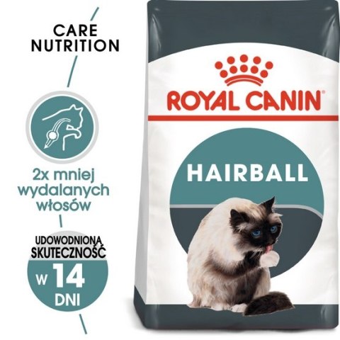 Royal Canin Hairball Care karma sucha dla kotów dorosłych, eliminacja kul włosowych 4kg