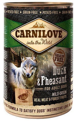 Carnilove Dog Wild Meat Duck & Pheasant Adult - kaczka i bażant puszka 400g