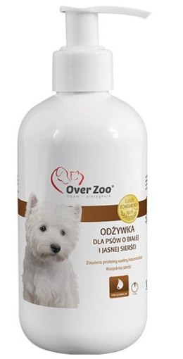 Over Zoo Odżywka dla białej i jasnej sierści 240ml