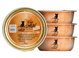 Catz Finefood Filety N.409 Indyk/Królik tacka 85g