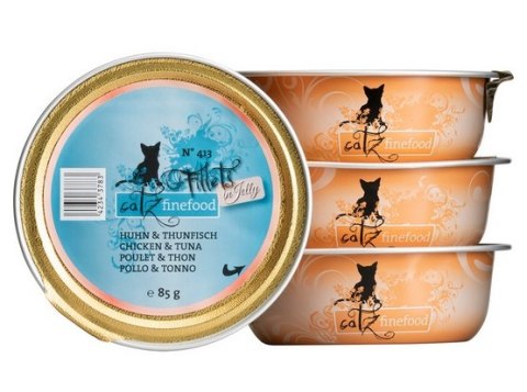 Catz Finefood Filety N.413 Kurczak/Tuńczyk tacka 85g