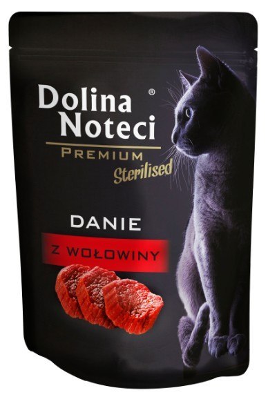 Dolina Noteci Premium Kot Sterilised Danie z wołowiny saszetka 85g