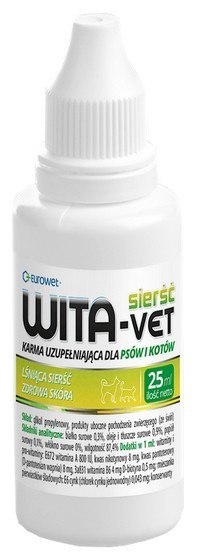 Wita-Vet Sierść krople 25ml