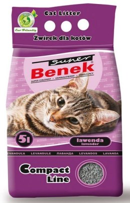 Super Benek Compact Zapachowy Lawenda (ciemny fiolet) 5L