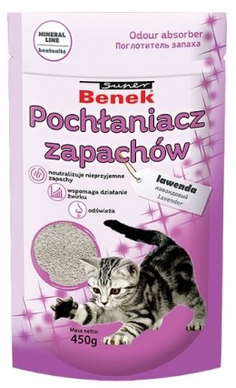 Super Benek Pochłaniacz zapachów lawenda - worek 0,45kg