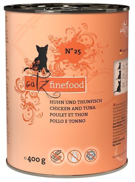 Catz Finefood Classic N.25 Kurczak i Tuńczyk puszka 400g