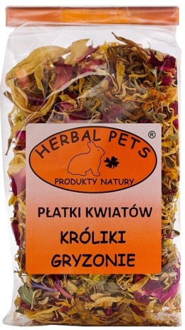 Herbal Pets Płatki kwiatów króliki i gryzonie 30g