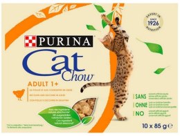 Purina Cat Chow Kurczak i cukinia saszetki 10x85g