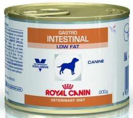 Royal Canin Veterinary Diet Canine Gastrointestinal Low Fat puszka 200g