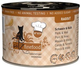 Catz Finefood Ragout N.609 Wieprzowina i Cielęcina puszka 190g