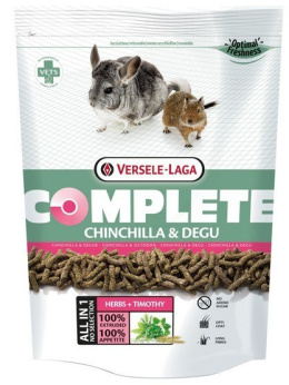 Versele-Laga Chinchilla & Degu Complete pokarm dla szynszyli i koszatniczki 500g