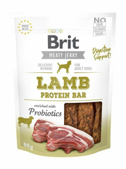 BRIT SNACK JERKY LAMB PROTEIN BAR 80g