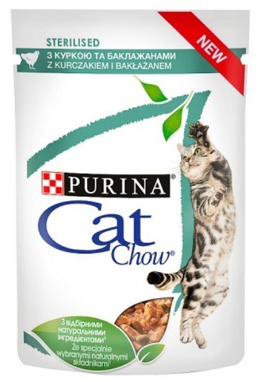 Purina Cat Chow Sterilised Kurczak saszetka 85g Purina Cat Chow Sterilised Kurczak saszetka 85g