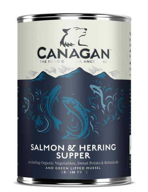 CANAGAN SALMON & HERRING puszka 400g