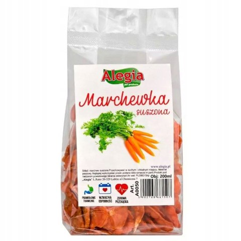 ALEGIA suszona MARCHEWKA marchew 60g gryzoni