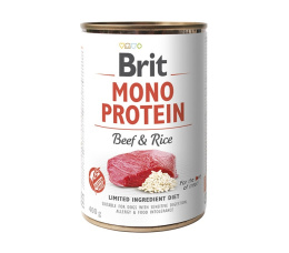 BRIT MONOPROTEIN BEEF & RICE 400g