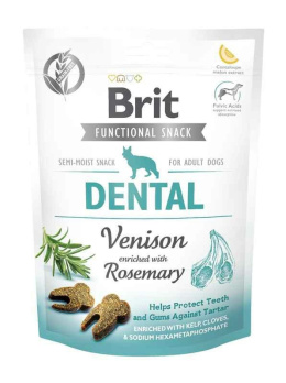 BRIT SNACK DENTAL VENISON ROSEMARY150g