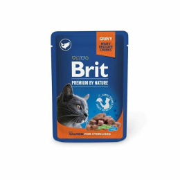 BRIT PREMIUM STERILISED SALMON saszetka 100g