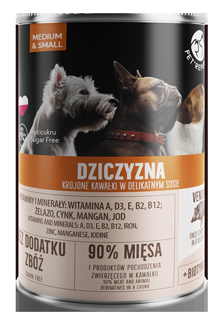 PET REPUBLIC dziczyzna puszka 400g