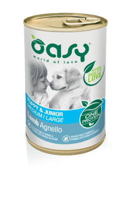 OASY ONE PROTEIN PUPPY & JUNIOR - JAGNIĘCINA 400 G