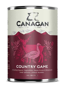 CANAGAN COUNTRY GAME DZICZYZNA puszka 400g