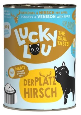 Lucky Lou Lifestage Adult Drób i jeleń puszka 400g