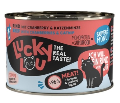 Lucky Lou SuperMono Wołowina puszka 200g