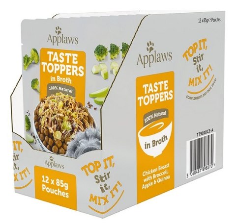 Applaws Taste Toppers Saszetka dla psa - kurczak, brokuł, jabłko i ryż w sosie 85g Applaws Taste Toppers Saszetka dla psa - kurczak, brokuł, jabłko i ryż w sosie 85g