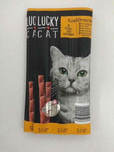 LUCKY CAT KABANOS DRÓB, WĄTRÓBKA, KOCIA TRAWA, 10szt