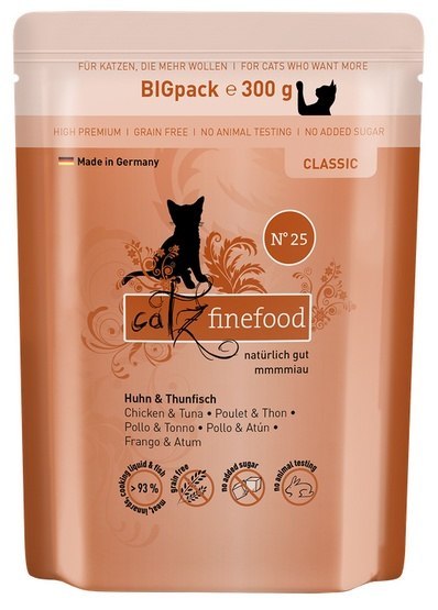 Catz Finefood Classic N.25 Kurczak i Tuńczyk saszetka 300g