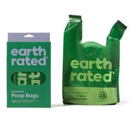 Earth Rated Reklamówki lawendowe 120szt