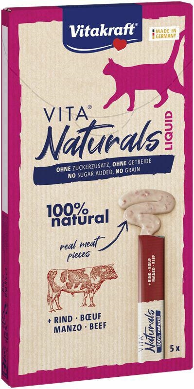 VITAKRAFT NATURALS LIQUID BEEF