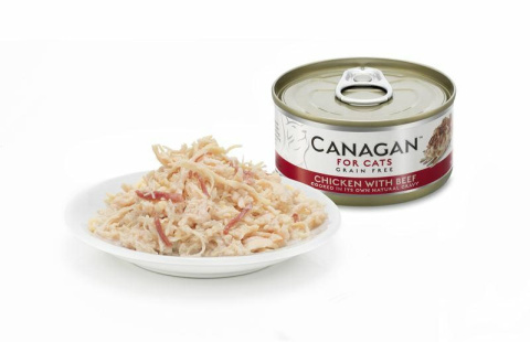 CANAGAN CHICKEN/BEEF puszka 75g