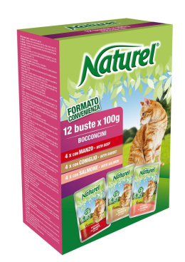 LIFE CAT BOX NATUREL BEEF + RABBIT + SALMON 12x100g