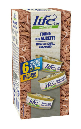 LIFE CAT MULTIBOX TUNA+ANCHOVIES pusz. 6x50g