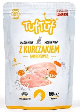 TUF TUF Kurczak z marchewką dla psa saszetka 100g