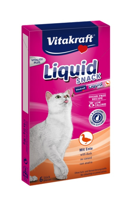 VITAKRAFT LIQUID-SNACK KACZKA 6x15g