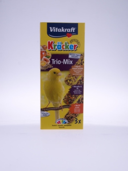 VITAKRAFT KRACKER KOLBY KANAREK TRO-MIX JAJA & MORELA & MIÓD 3szt.