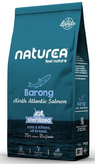 Naturea Cat & Kitten Łosoś 1,6kg