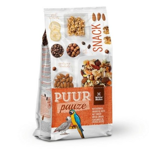 WITTE MOLEN PUUR PAUZE SNACK MUESLI NUT PARROT 750g