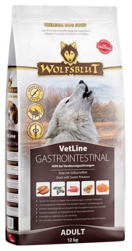 Wolfsblut Dog VetLine Gastrointestinal - kaczka i bataty 12kg