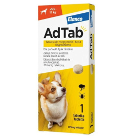 ADTAB DLA PSA 5.5-11kg TABLETKI NA KLESZCZE I PCHŁY / 1szt.