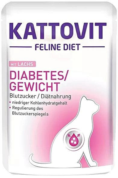 KATTOVIT DIABETES/GEWICHT ŁOSOŚ saszetka 85g